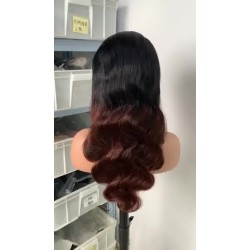 13*4 Full frontal wig 180% density