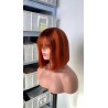 4x4 lace Bob wig with Fringe 10inch