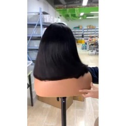 2*6 Perruque Bob en dentelle